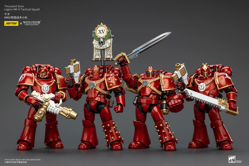[IN STOCK]JOYTOY Warhammer 30K 1/18 Action Figure Magnus the Red Primarch of the XVth Legion Collection Anime Model Toy