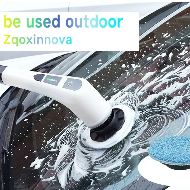 Electric Cleaning Brush Electric Spin Scrubber 7 in 1 Cleaning Tool For Kitchen/Bathroom/Living Room Household Hair Brushes
