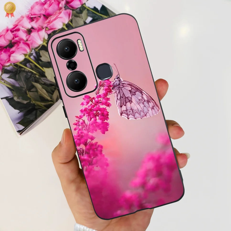 For Infinix Hot 20 Play 20i 4G Case Cute Astronaut Clear TPU Silicone Bumper Cover For Infinix Hot 20 Play 20i Phone Case Funda