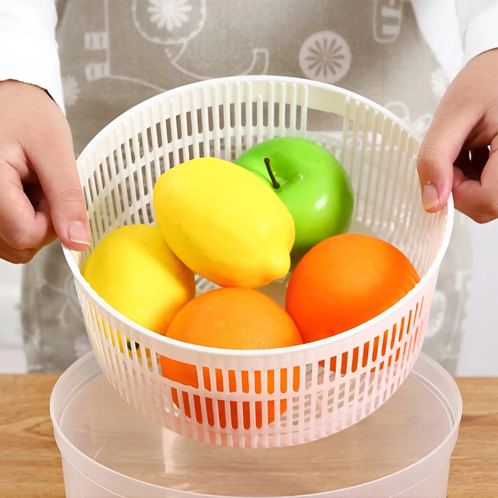 Home Vegetable Dehydrator Two-in-One Dehydrator and Cutter with Drain Basket Fruit Dehydration Basket Kitchen Gadget Home Use