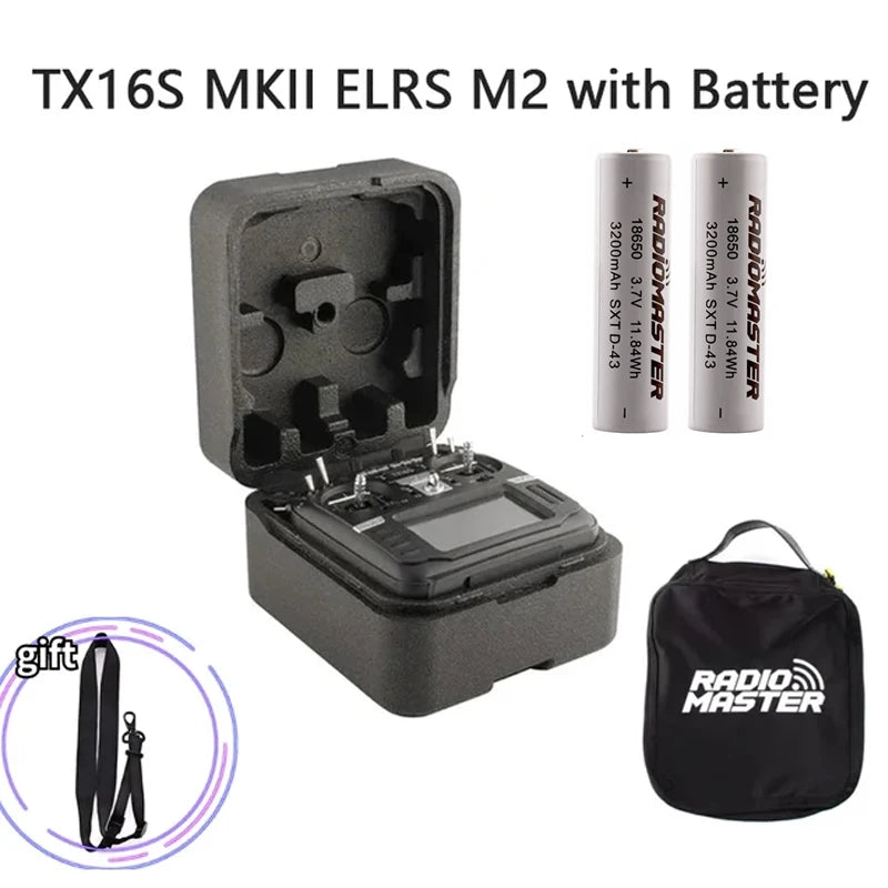 RadioMaster TX16S MKII Radio Controller HALL V4.0 Same Circuity as AG01 ELRS Version for FPV Drone Transmitter with Edge/OpenTX