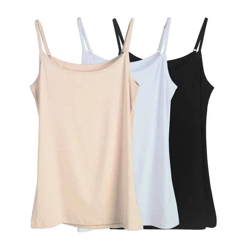 Summer Sexy Camisoles Women Crop Top Sleeveless Shirt Sexy Slim Lady Bralette Tops Strap Skinny Vest Camisole Base Vest Tops