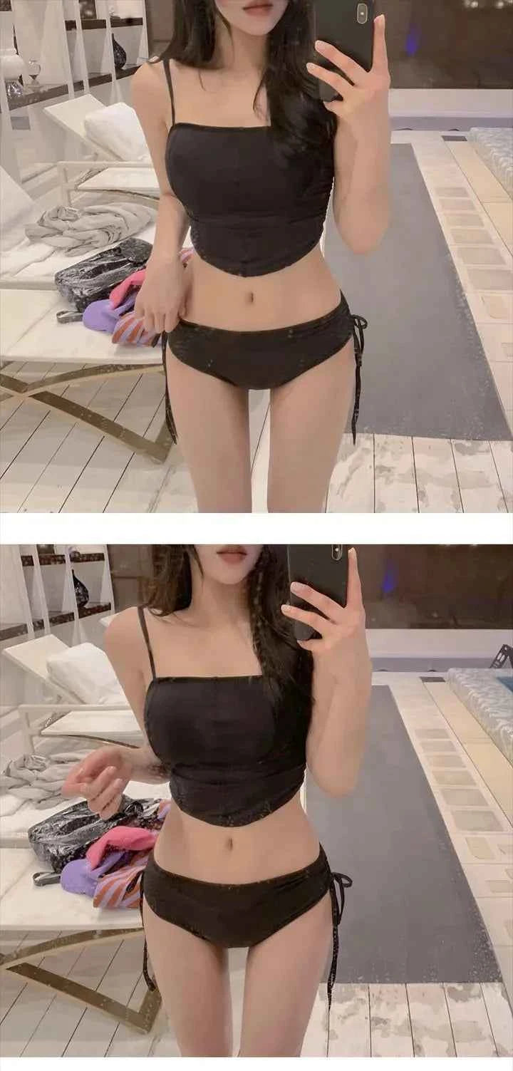 Sexy Bal Bikini Trendy Strap Design Multicolor Women's Swimsuit for Vaion Casual Wear Nylon Material One-Piece Suit