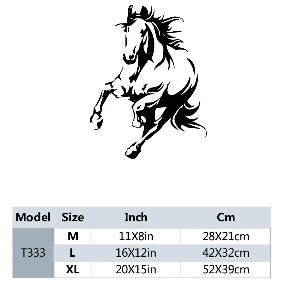 Horse Home Decoration Accessories For Bedroom Decoration Background Wall Art Decal Drop Shipping