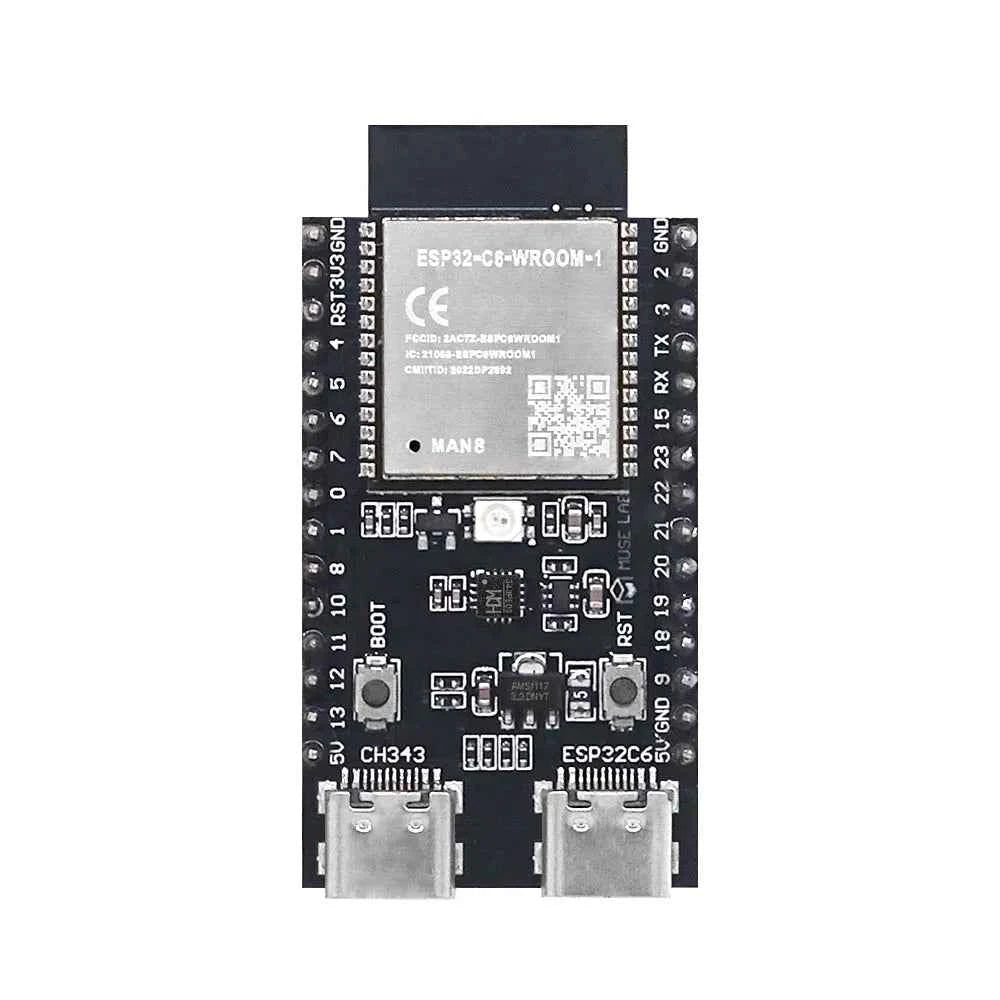 ESP32-C6 ESP32 WiFi+Bluetooth Internet Of Things ESP Development Board Core Board ESP32-C6-DevKit C N4R2 N8R2 N16R2 For Arduino