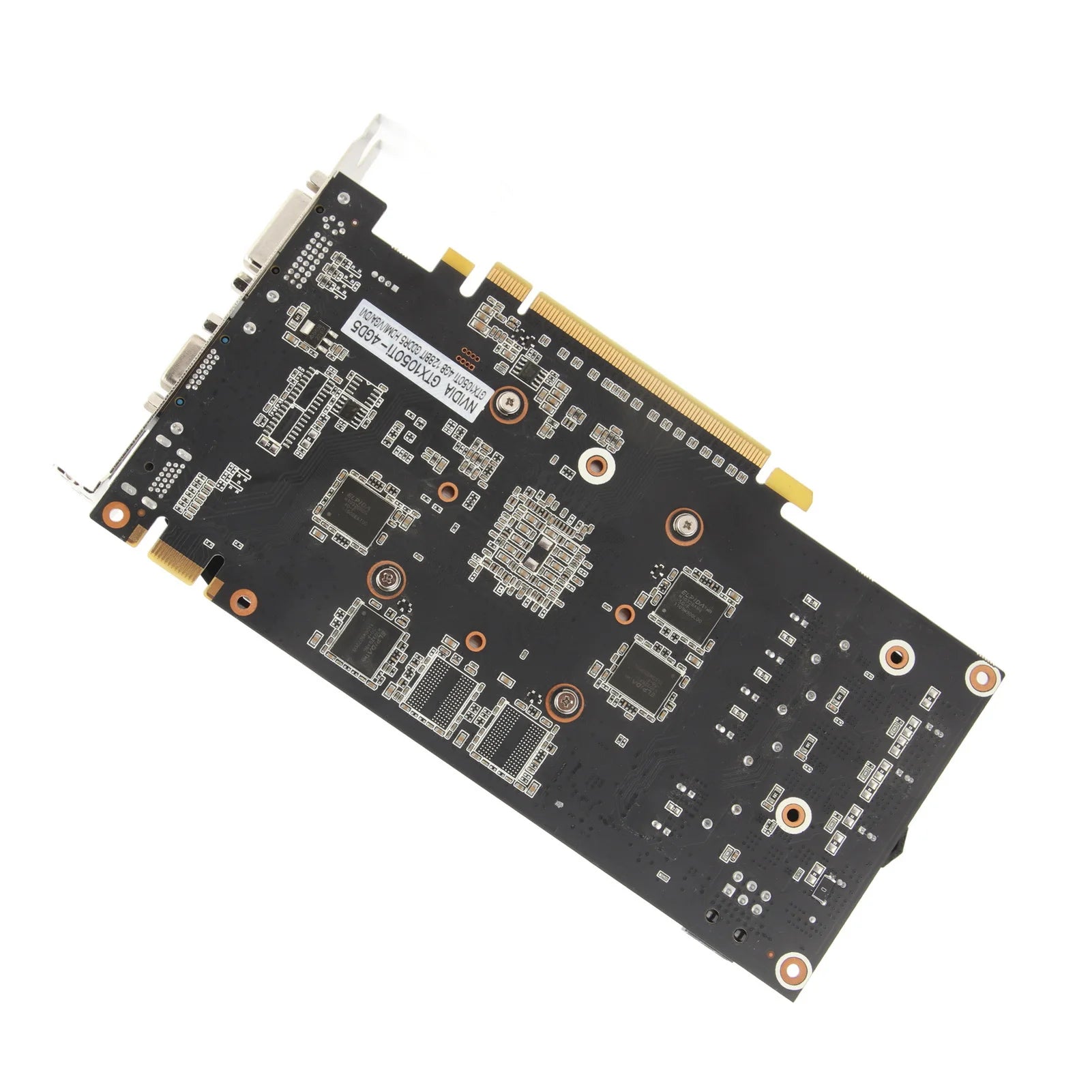 4G Gaming Memory Card GTX1050TI Graphics Card GTX1050TI Graphics Card with Cooling Dual Fans Desktop PC HD 4G Gaming Memory Card
