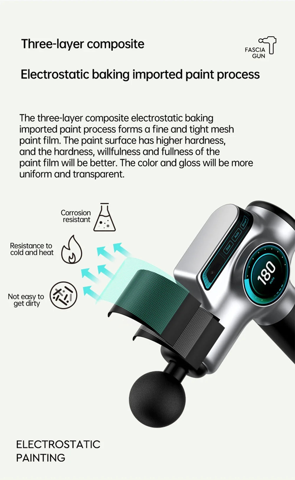 Professional Massage Gun High Frequency Vibration 99 Files Adjustment Electric Deep Tissue Muscle Body  Back Neck Massager