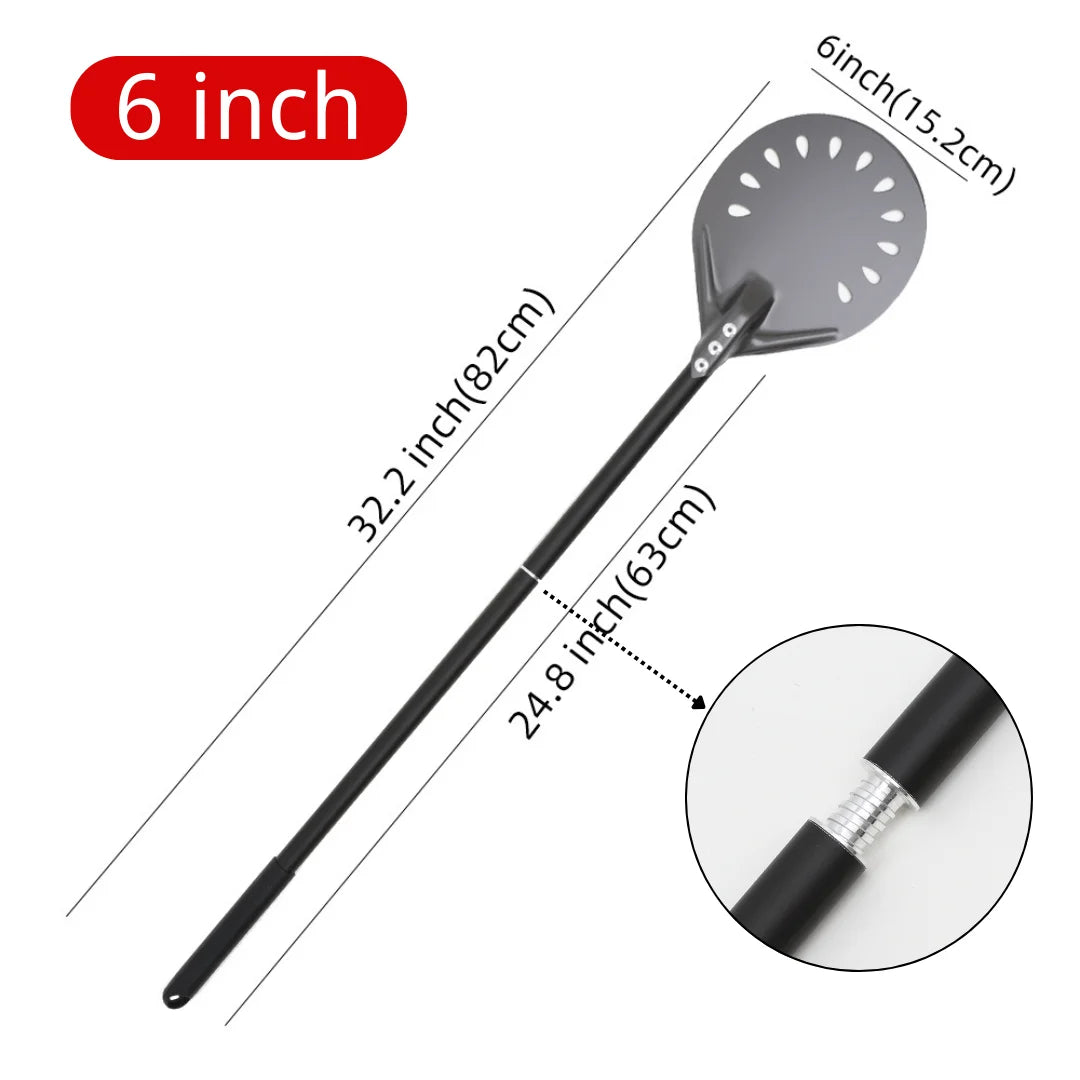 7 8 9 10 Inch Long Pizza Peel AdjustableTurning Shovel Spatula Baking Tool  Kitchen Utensils Nonstick Big Pizza Turner for Oven