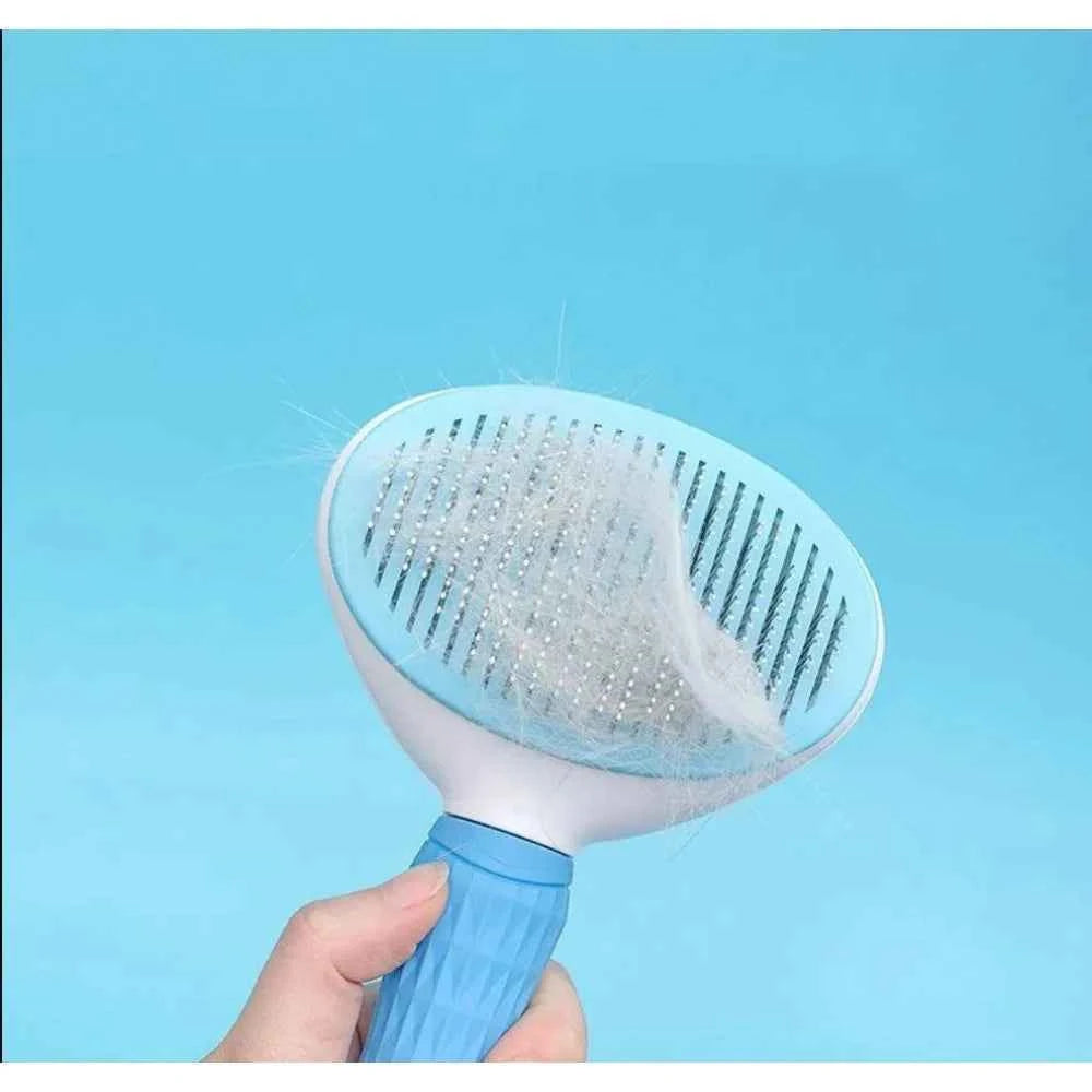 Pet Dog Hair Brush Cat Comb Stainless Steel Grooming Brush for Long Hair Dogs Cats Detangling Shedding Tool Pet Accessories