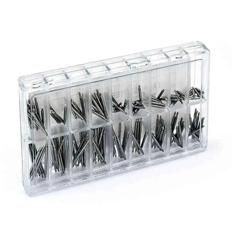 270pcs/set Strainless Steel Spring Bars Dia 1.5mm length8mm - 25mm/ Watchband Strap Belt Watch Repair Tools Pin