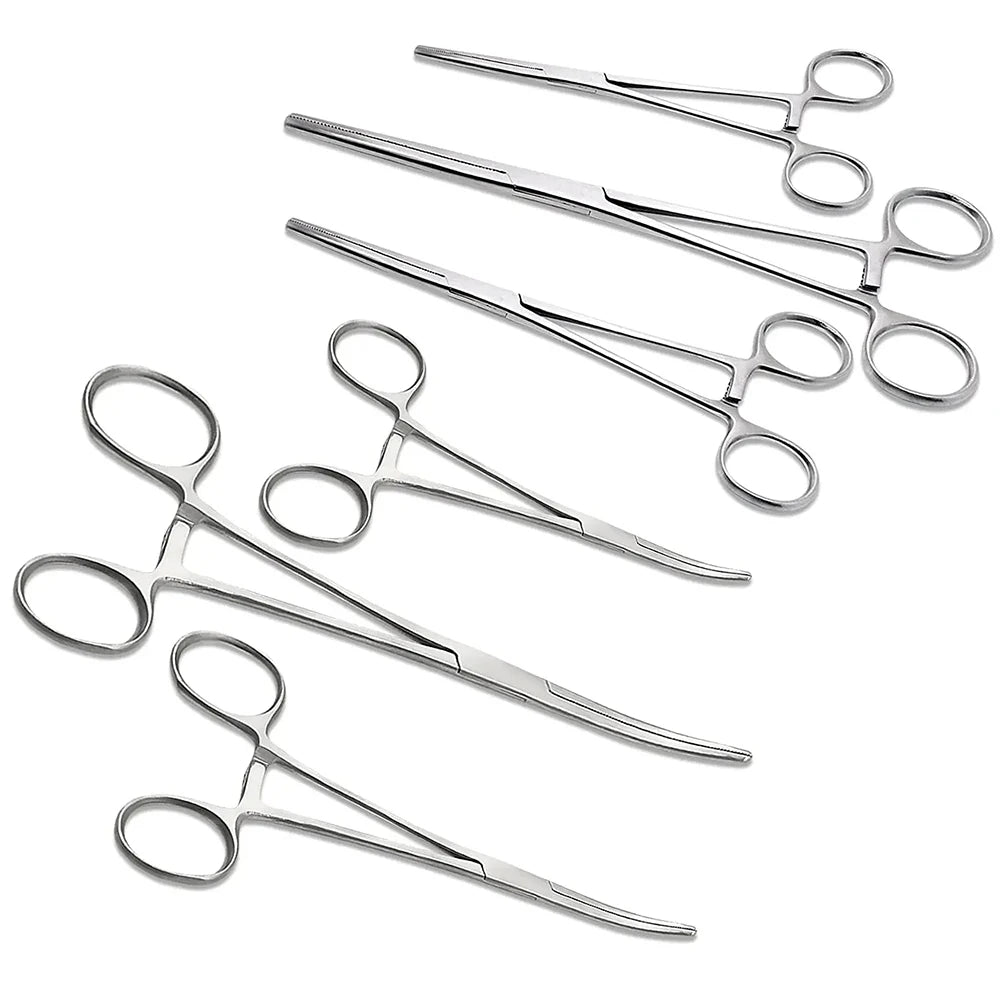 Hand Tool  Hemostatic Forceps Pet Hair Clamp Fishing Locking Pliers Epilation Tools Curved/Straight Tip Cutter Tool