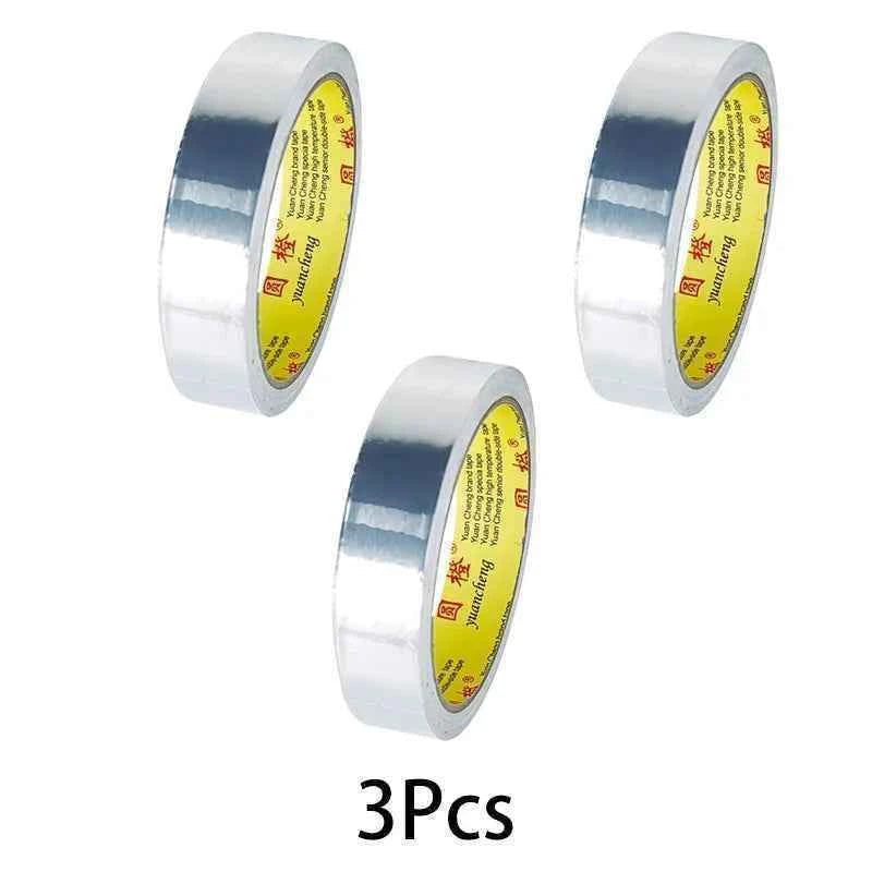 High Temperature Resistance Aluminum Foil Tape Kitchen Pipe Repair Tape Adhesive Sealing Foil Heat Insulation Leak Proof  2030