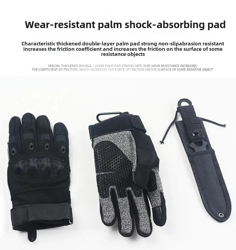 Level 5 Anti-cut and Anti-stabbing Tactical Gloves Army Fans Outdoor All Refers To Male Special Forces Combat Selfdefense Riding