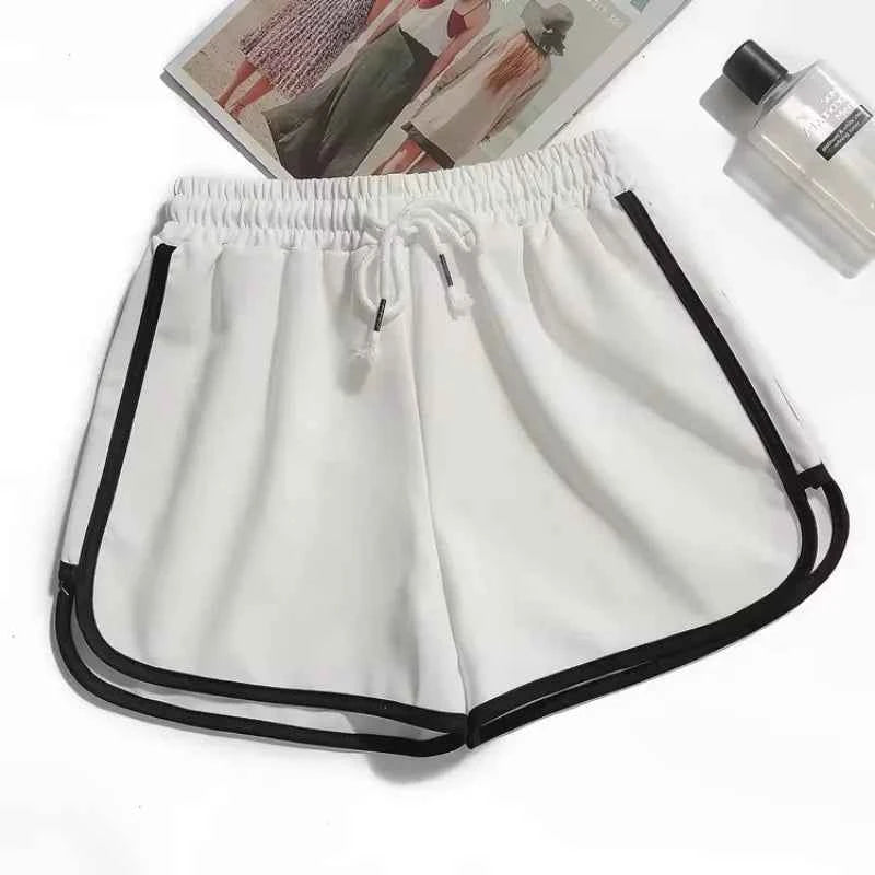 2026 Summer New Women Outdoor Sports and Fitness Shorts Korean Edition Sexy High Waist Yoga Casual Wide Leg Home Sleepers