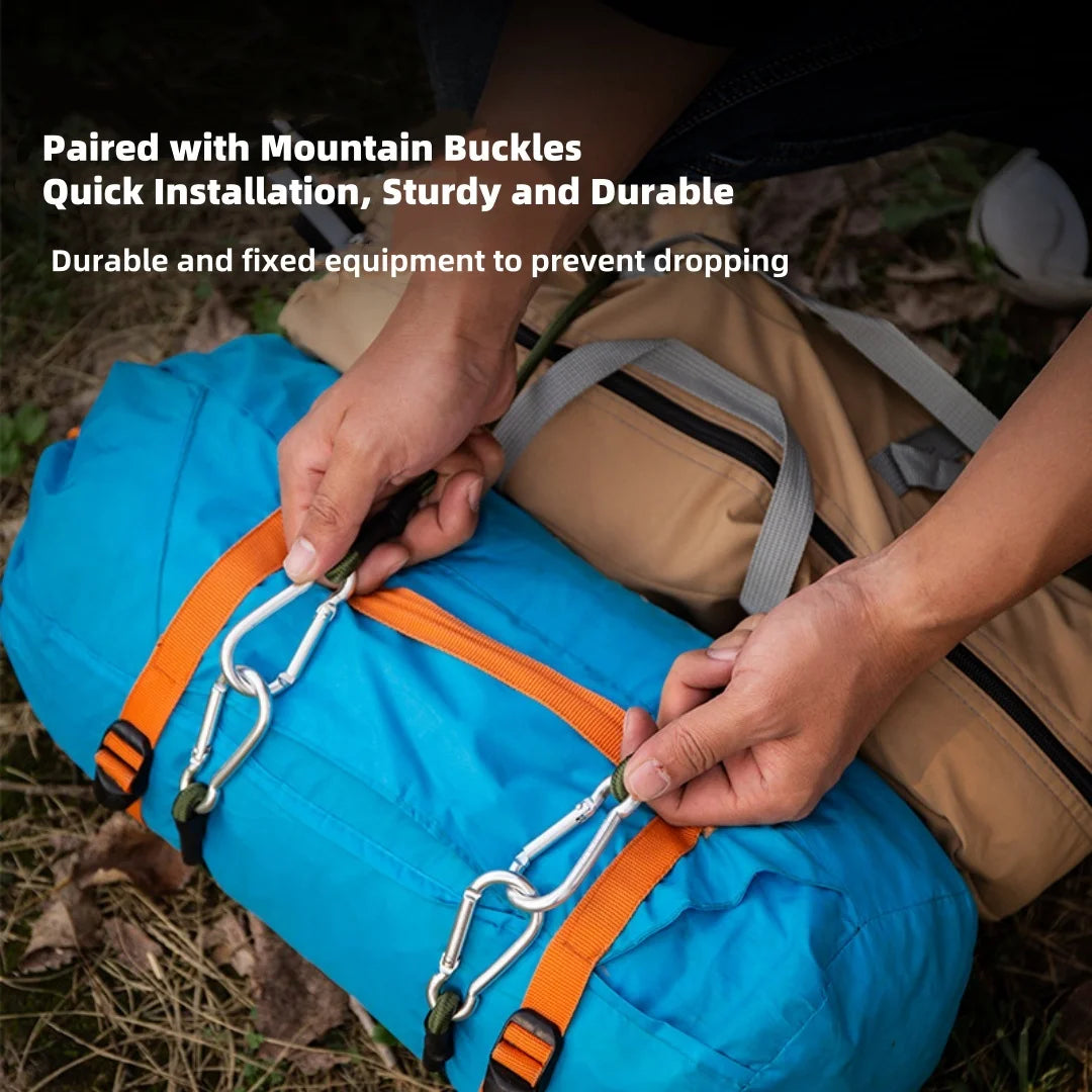 2Pcs 60cm Elastic Rope with Hook Bungee Cord, Outdoor Heavy Duty Bungee Cord, Camping Luggage Packing Ropes Camping Accessories