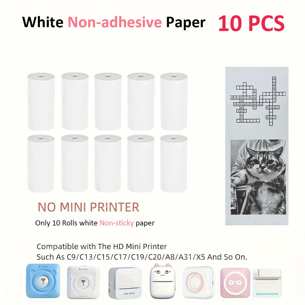 Thermal Portable Printer Mini Pocket Print Photo Thermal Label Printers With 57mm Printing Wireless BT Android And iOS Printers