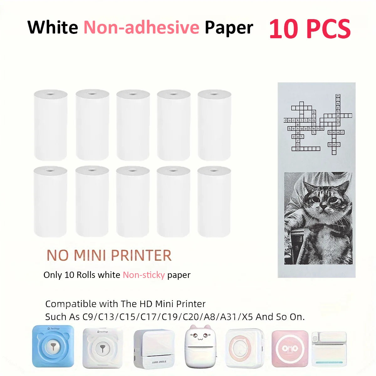 Thermal Portable Printer Mini Pocket Print Photo Thermal Label Printers With 57mm Printing Wireless BT Android And iOS Printers