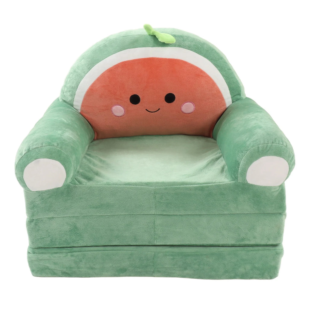 Cartoon Foldable Kids Sofa Kids Foldable Sofa Bed Humanize Washable Wide Armrest Comfortable for Living Room Children Foldable