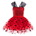 Children Ladybug Cosplay Costume Kid Marinette Halloween Outfit Christmas Fancy Party For Girl Red Dot Dress Suits Birthday Gift