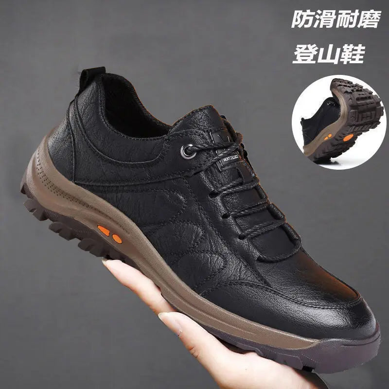 men's Outdoor leisure shoes mountaineering fashion sports shoes Anti slip lightweight shoes comfortable Men sneakers 2024 new