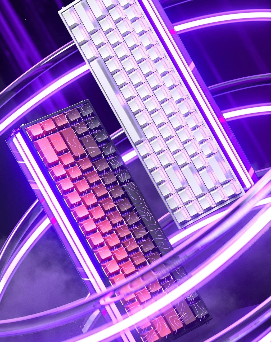 AULA HERO68 HE Magnetic Switch Wired Gaming Keyboard Rapid Trigger 8K Return Esports Gamer Keyboard RGB Wired Gaming Keyboard