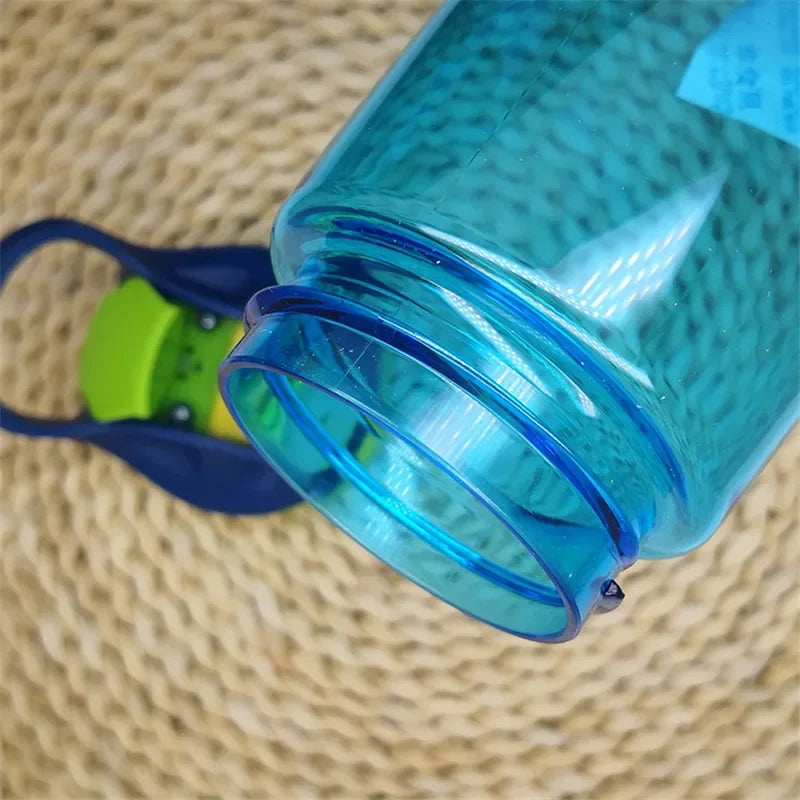 480ml Water Bottle with Straw Kids Girls Portable Travel Bottles Cup Gym Sports Fitness Summer Cold Water Juice Drinking Bottle