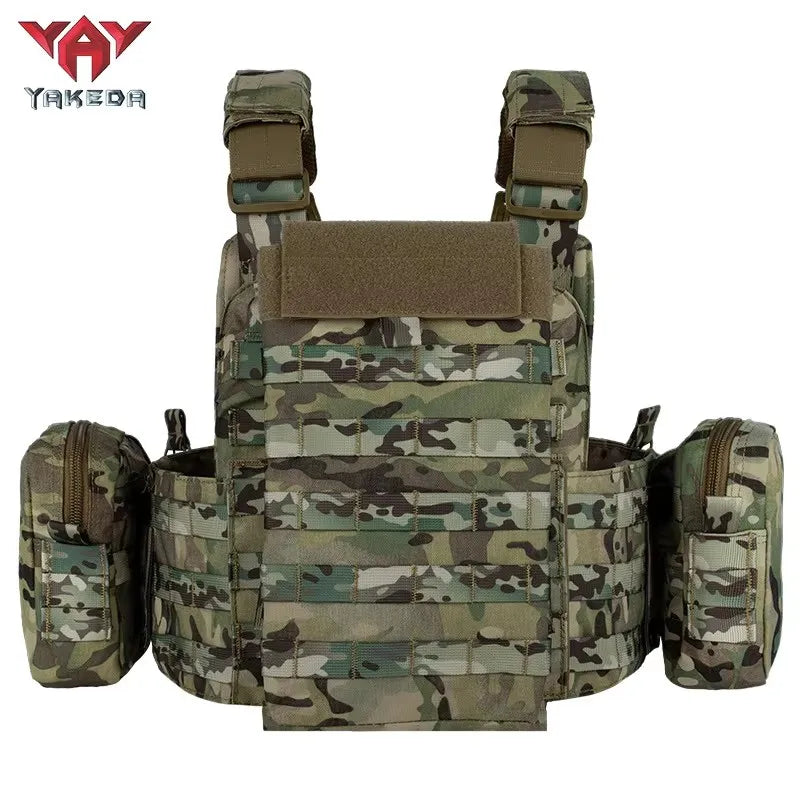 YAKEDA Quick disassembly training vest, detachable and expandable, comfortable, breathable, wear-resistant and tear resistant
