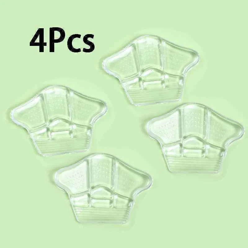 Silicone Heel Protectors High Heels Heel Stickers Adjustable Size Adhesive Anti-slip Insoles Pain Relief Foot Care Products
