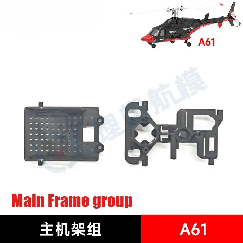 RC ERA A61 RC Helicopter Simulation Original Spare Parts Complete Set Chassis Main Frame Remote Control Blade Receiver Motor