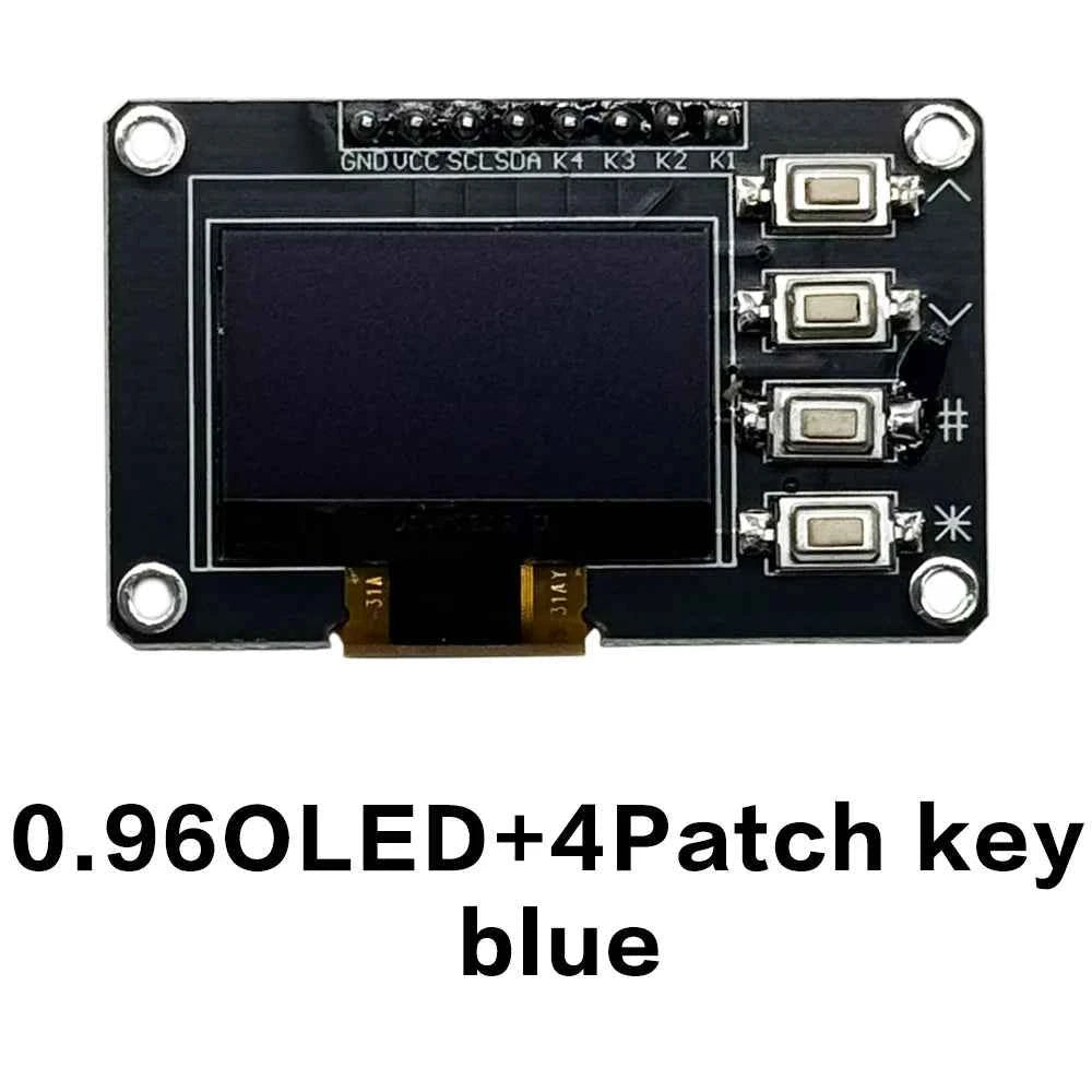 TFT OLED Module EC11 with Rotary Encoder IIC Interface 0.96'' 1.3'' 1.8'' 2.4'' LCD Screen Options for White/Blue Buttons