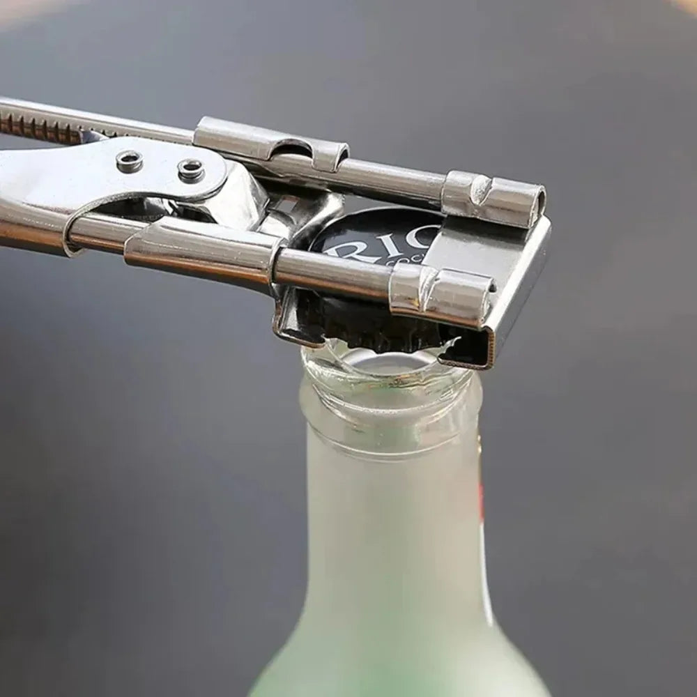 Stainless Steel Adjustable Multi Function Labor Saving Bottle Jar Can Opener Kitchen Tool Heavy Duty Easy Grip Accessories