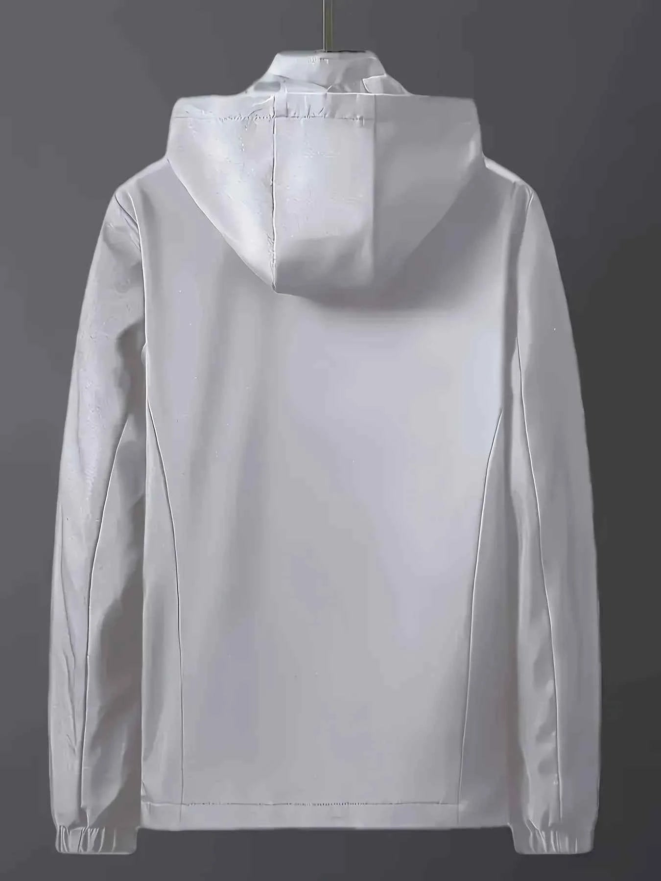 Windproof detachable hooded jacket Korean style trendy loose fashion casual men's jacket