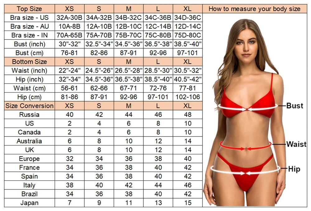 XS - XL New Sexy Push Up Bra Cup Halter Bikini Top Female Swimsuit Women Swimwear Bather Bathing Suit Swim Solid Beach Top V7019