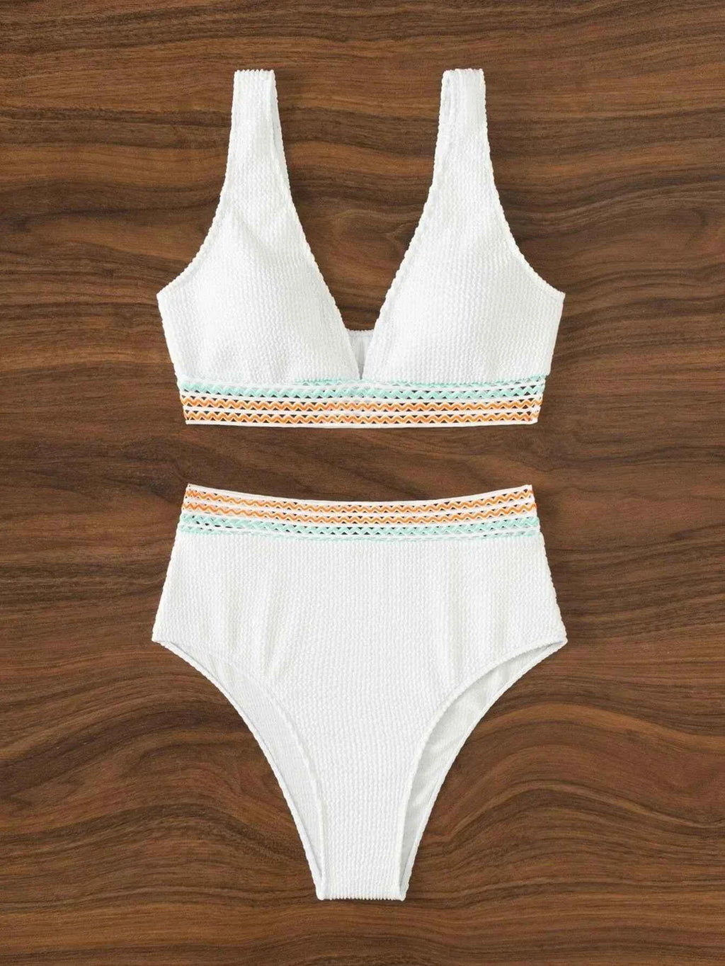 VigoBreviya 2026 White Strapped Swimwear Women Sexy High Waist Cut Bikini Push Up Swimsuit Backless Summer Beach Bathing Suit