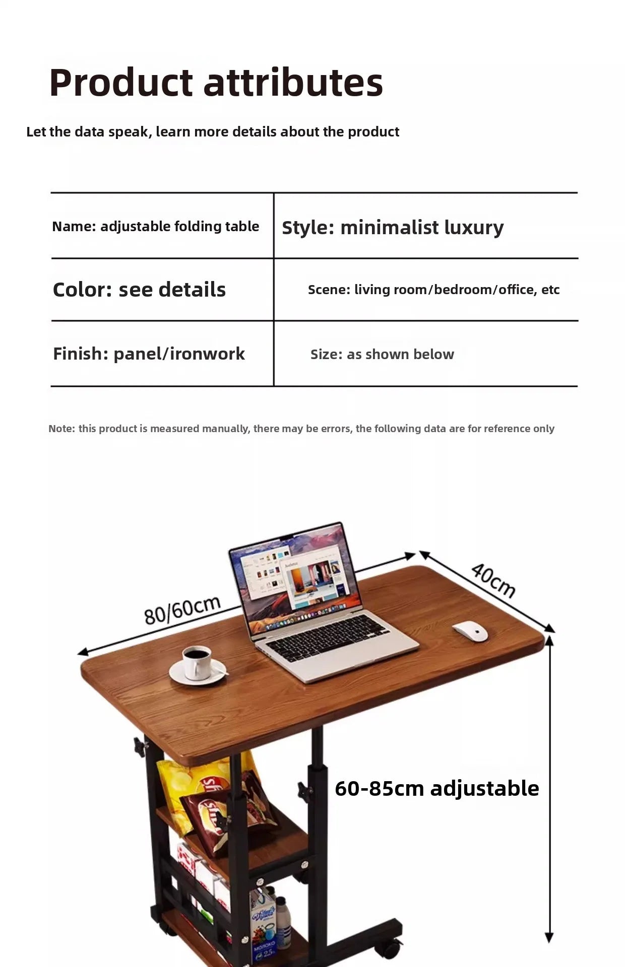 Reading Desk Computer Desk Bedside Small Table Board, Laptop Holder, Bedside Table, Reading Office Artifact Gaming Desk