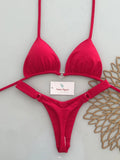 Micro Bikinis 2026 Women Swimsuit New Sexy Swimwear Halter Bikini Set Brazilian Biquini Female Thong Beachwear Party Wear