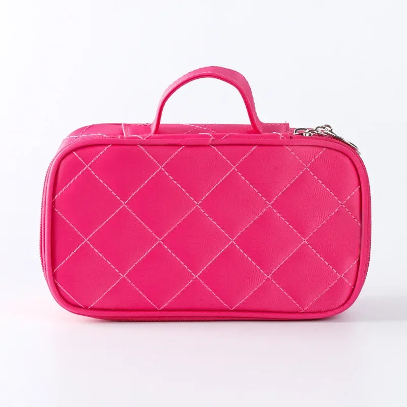 Women's cosmetic bag Double layer Waterproof makeup bag travel essentials organizer large capacity Multifunction toiletry bag