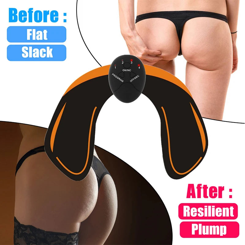 Electric Muscle Stimulator EMS Abdomen Buttocks Arm Trainer Weight Loss Exerciser Sticker Wireless Body Slimming Massager