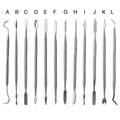 12 Pieces/Set of Wax Carving Tools Jewelry Making Tools Wax Carving Knife Dental Tools