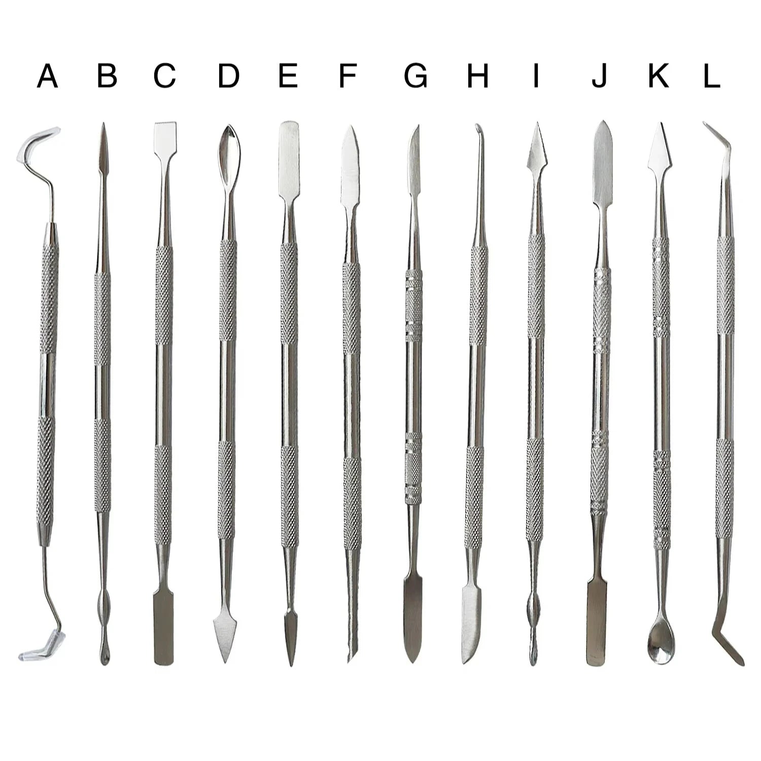 12 Pieces/Set of Wax Carving Tools Jewelry Making Tools Wax Carving Knife Dental Tools