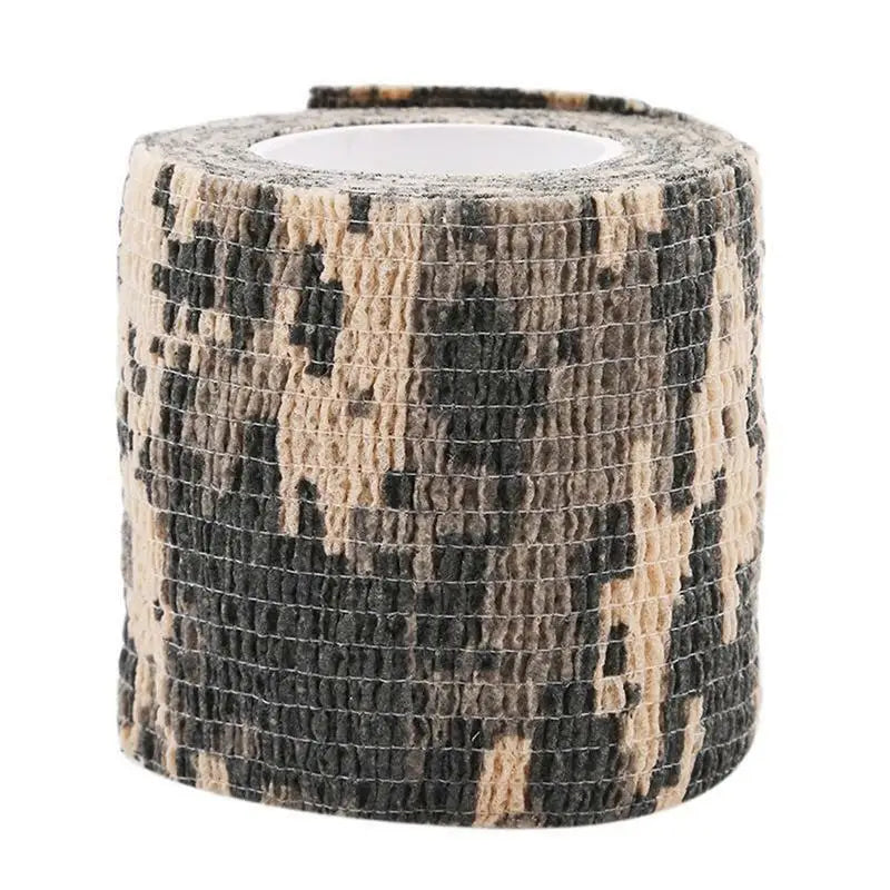 1pc Camouflage Invisible Tape Camo Form Reusable Self Cling Camo Hunting Rifle Fabric Tape Wrap Outdoor Camping Accessories