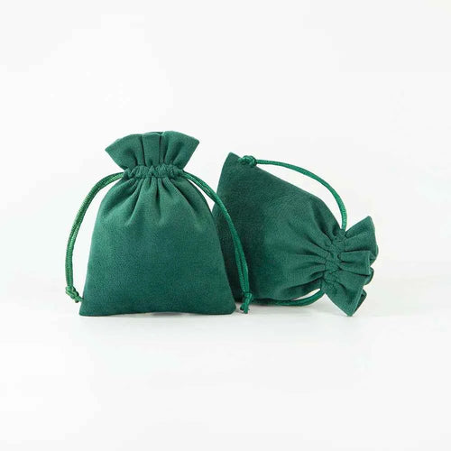 10pcs Velvet Anime Jewelry Organizer Small Gift Bags Drawstring Packaging Pouch For Women Rings Earrings Keychain Wedding Favor