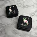 Personalized Jewelry Boxes for Girls Custom Travel Jewelry Case Portable Small Jewelry Organizer Box Bridesmaid Proposal Gifts