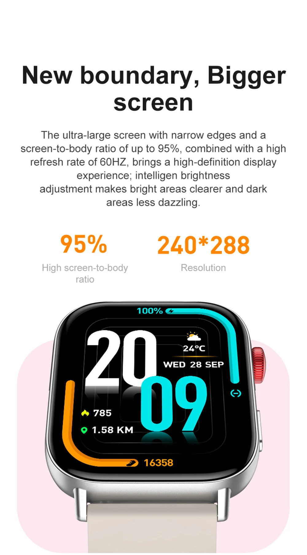 COLMI C8 Max Smart Watch for Men And Women with Voice Calling Feature 1.93" Large HD Color Display Health & Fitness Tracker