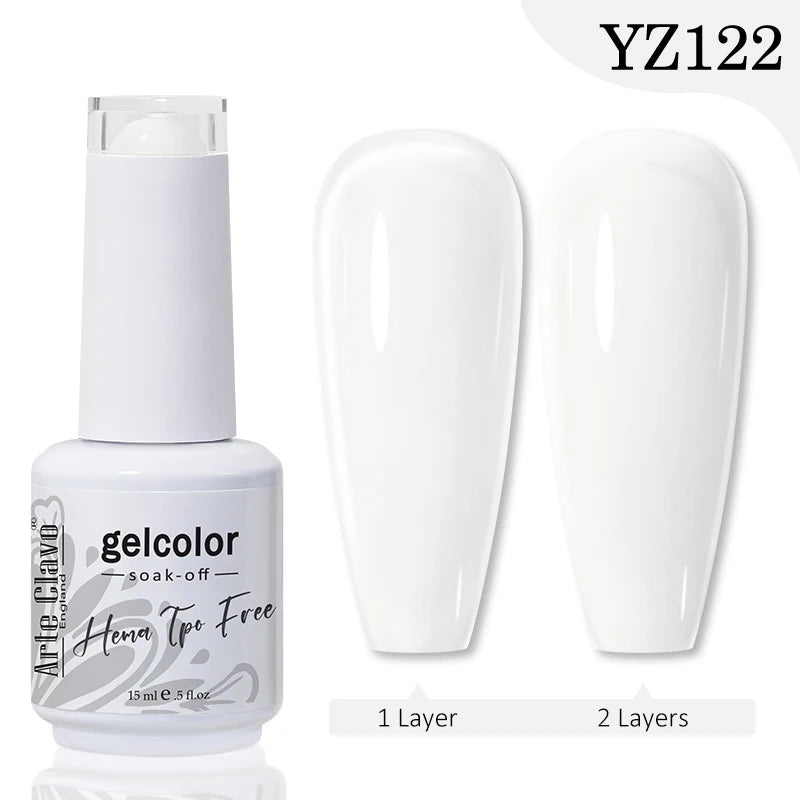 Arte Clavo TPO HEMA FREE Top Quality Discount Price 131 Colors Nail Gel Polish New Formula Nail Gel 15ml Bottle UV Gel Varnish