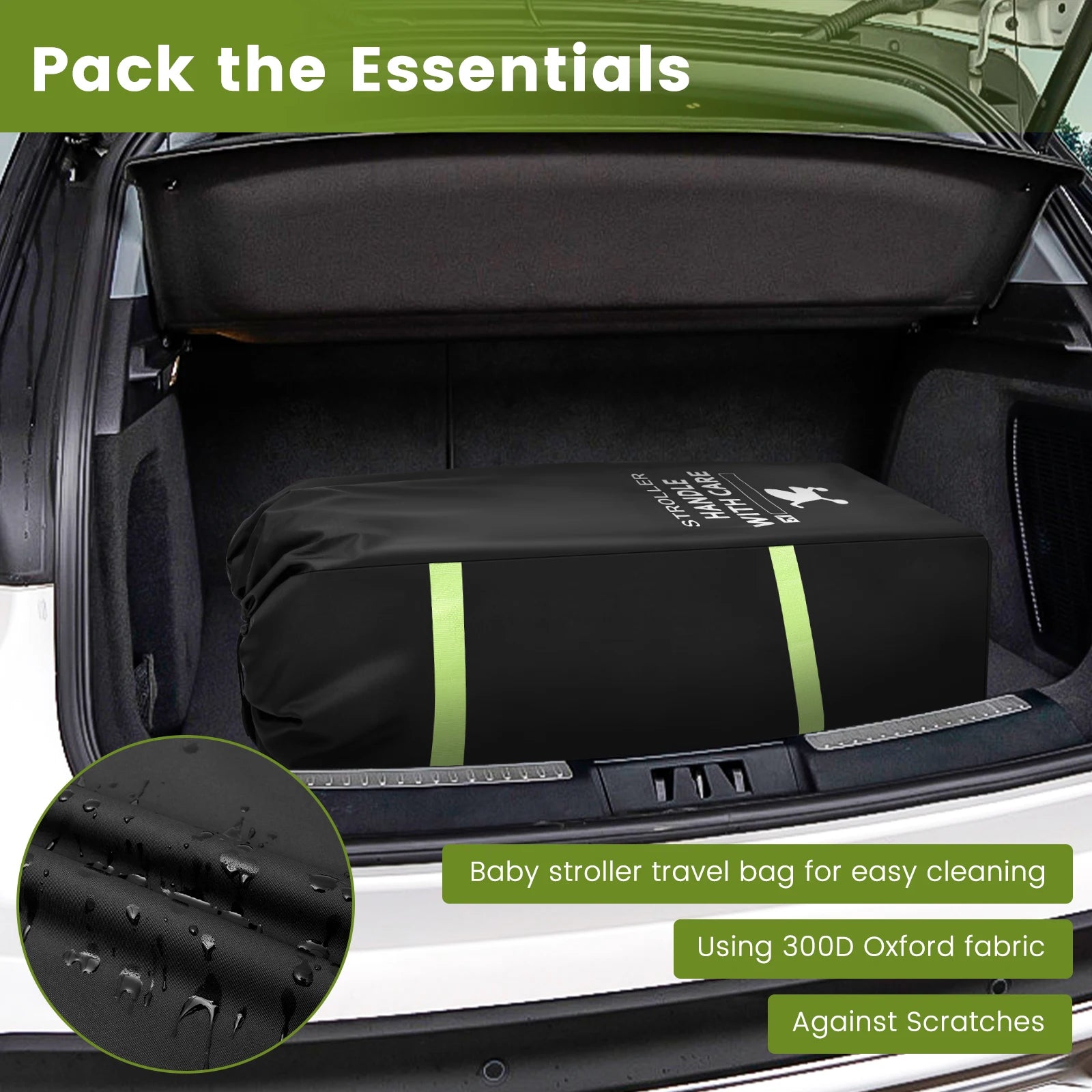 Stroller Storage Bag for Baby Airplane Road Trips Stroller Cover Travel Shipper Dust Bag Waterproof Carts Accessories
