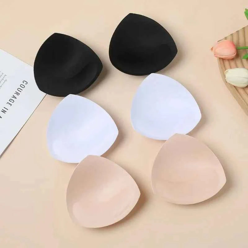 Triangle Sponge Bra Pads for Women 2/30Pcs Removable Invisible Insert Bikini Swimsuit Breast Enhancers Chest Cup Pad Accessories