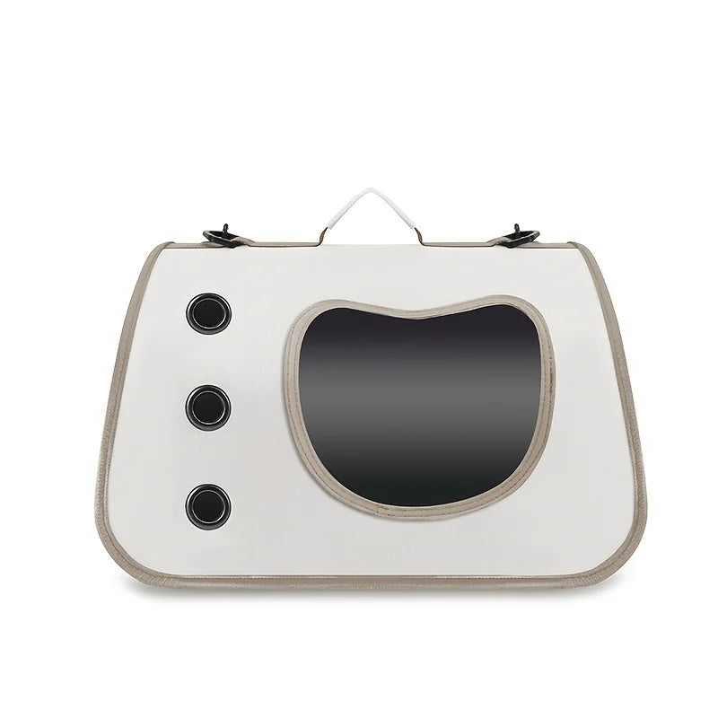White Color Portable Pet Carrier Bag For Cats And Small Dogs