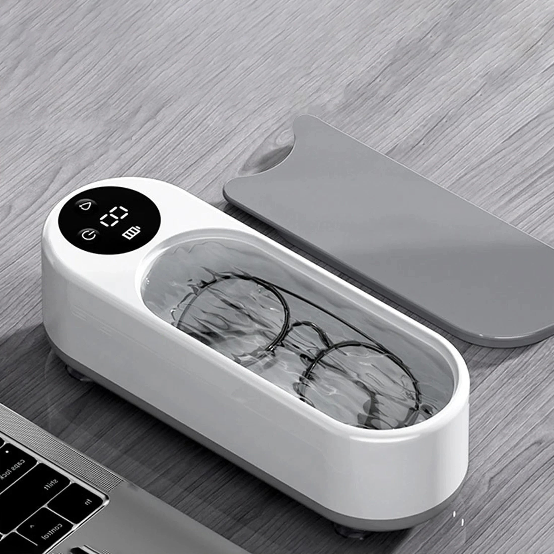 1PC Wireless High-Frequency Glasses Cleaner Multi-Purpose Eyewear & Accessories Cleaning Machine