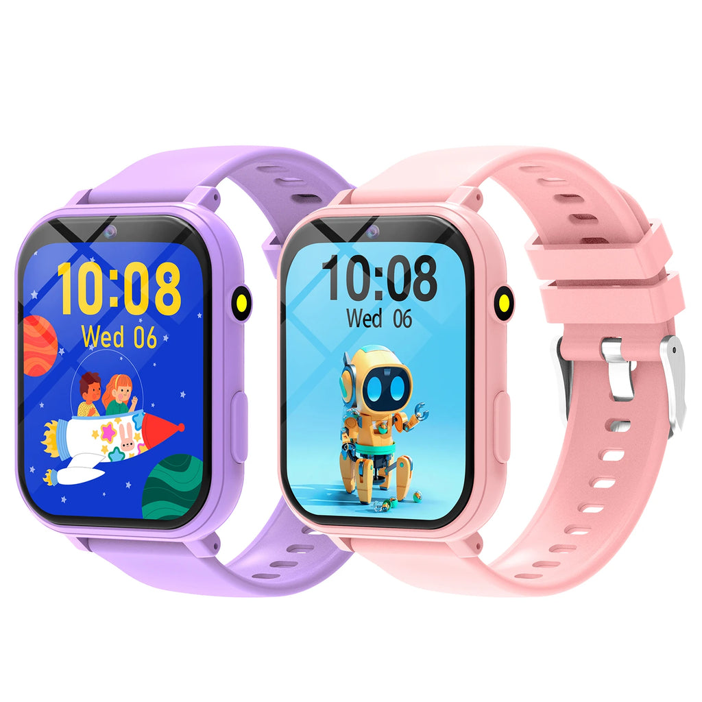 Kids Smart Watch with Camera for Boys Girls Age 4-12 Educational Game Watch Pedometer Alarm Flashlight Birthday Gifts Funny Toy